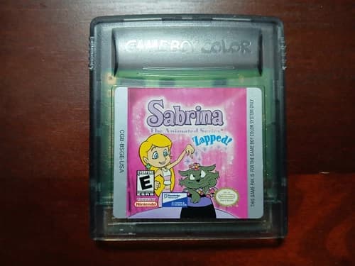 Sabrina: The Animated Series Zapped (Nintendo Game Boy Color, 2000) Cartridge 4
