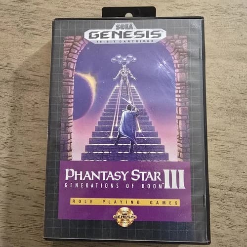 SEGA GENESIS Phantasy Star III Generations Of Doom