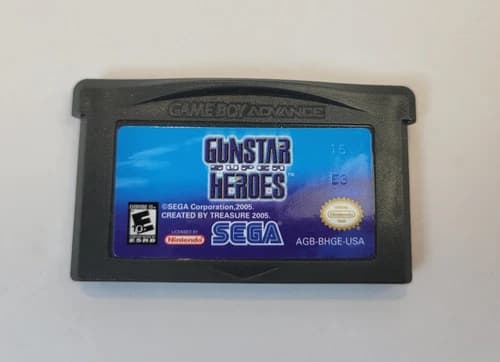 Gunstar Super Heroes (Nintendo Game Boy Advance, GBA 2005) Authenitic, Cart Only