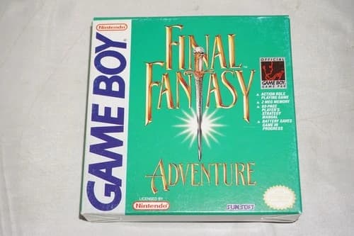 Final Fantasy Adventure (Nintendo Gameboy Game Boy GB) Complete CIB Authentic