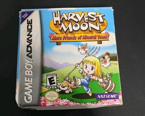 Harvest Moon More Friends of Mineral Town (Gameboy Advance 2005) CIB!!