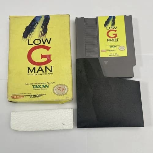 Low G Man: The Low Gravity Man (NES, 1990) Tested No Instructions