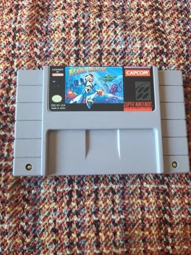 Mega Man x (SNES 1993) Cartridge Only Authentic Tested & Working