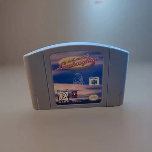 Automobili Lamborghini N64 Nintendo 64 Authentic Tested