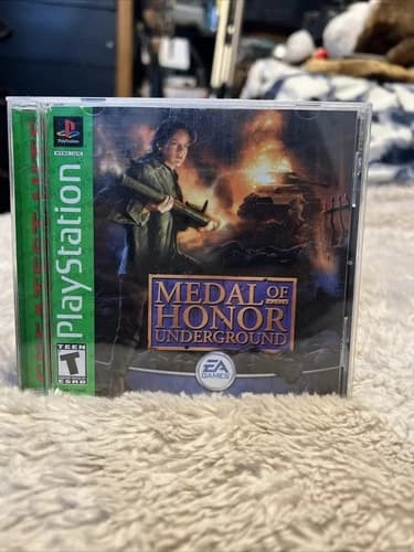 Medal of Honor Underground (Sony PlayStation 1, 2000) 🔥 PS1 Greatest Hits —CIB!