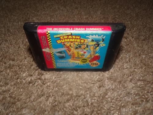 Sega Genesis The Incredible Crash Dummies Cleaned, Tested & Works 100% L@@K