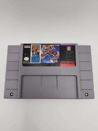 Super Slam Dunk Super Nintendo Entertainment System 1993 SNES Tested Mint Retro