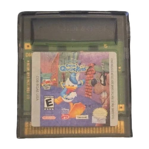 Donald Duck: Goin Quackers (Nintendo Gameboy Color, 2000) Cartridge Only