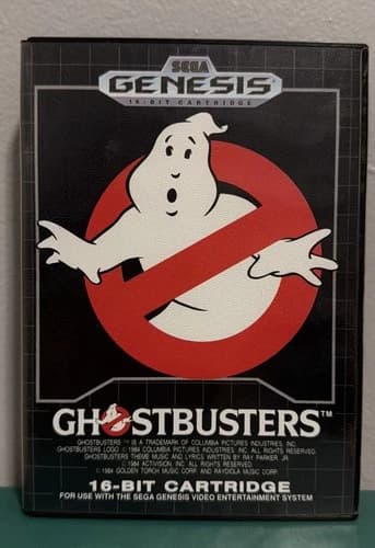 GHOSTBUSTERS - Sega Genesis - CIB Complete - Tested - Authentic - Clean