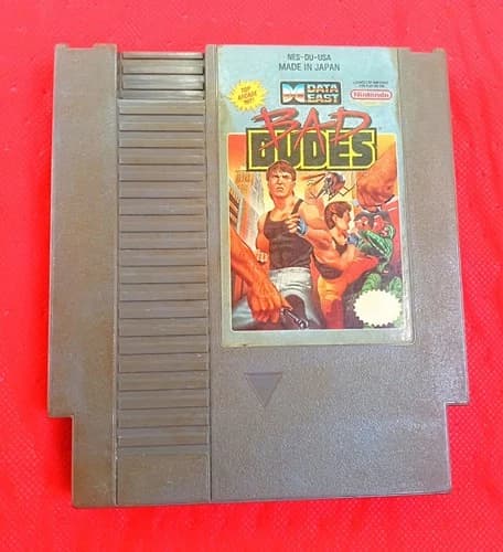 Bad Dudes NES Game 1990 (Cartridge Only and one screw missing on the backside)