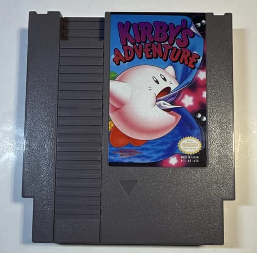 Nintendo Kirby's Adventure NES Platformer Battery Backup NTSC-U/C 1993