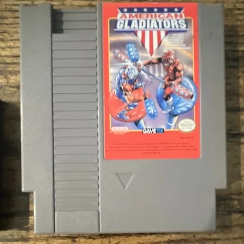 GameTek American Gladiators for Nintendo NES NTSC-U/C Video Game Cartridge
