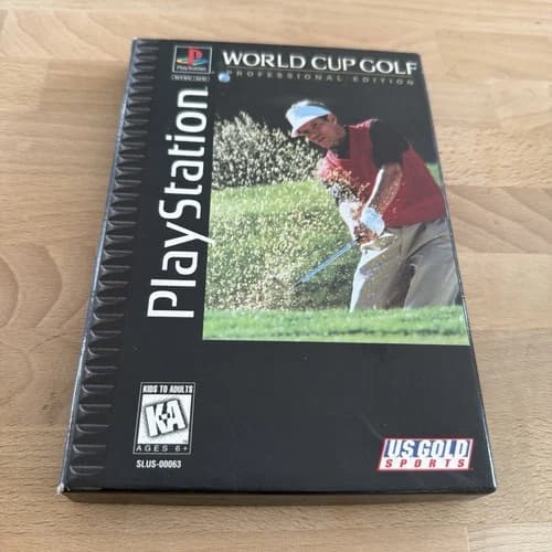 Sony PlayStation PS1 World Cup Golf Professional Edition 1995 CIB Long Box