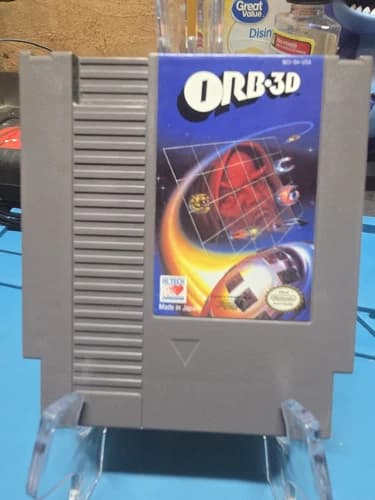 ORB-3D (Nintendo NES, 1989) TESTED! Cartridge Only