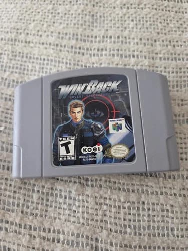 WinBack Covert Operations N64 Video Game Authentic Cartridge Only Tested Works
