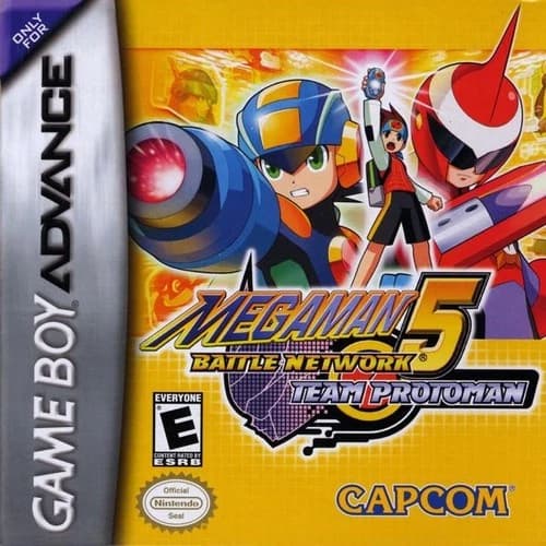 Mega Man Battle Network 5: Team Protoman - Game Boy Advance GBA Game