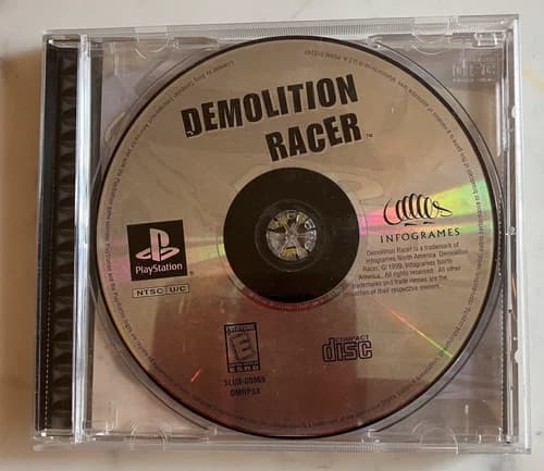 Demolition Racer (Sony PlayStation 1 PS1, 1999) Disc Only