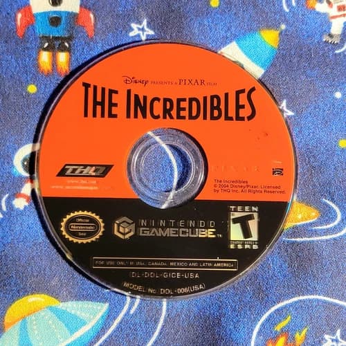 The Incredibles (Nintendo GameCube, 2004) Disc Only - Tested ++ WORKING!