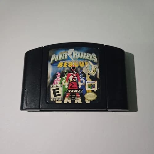 Power Rangers Lightspeed Rescue N64 Nintendo 64 Authentic Cartridge Only