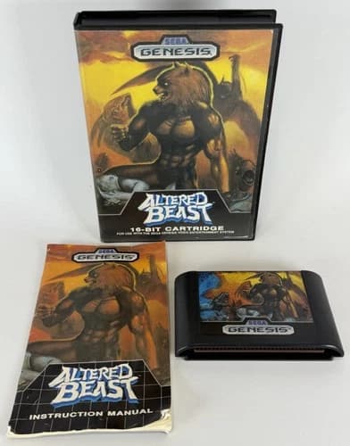 ALTERED BEAST - SEGA GENESIS - COMPLETE *TESTED & WORKING*