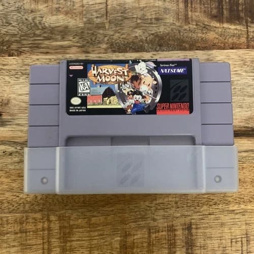 Harvest Moon Super Nintendo (SNES) Authentic, Tested, Cartridge Only