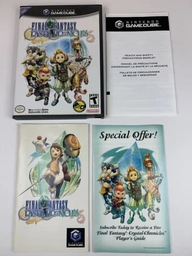 Final Fantasy: Crystal Chronicles (Nintendo GameCube, 2004) Cib