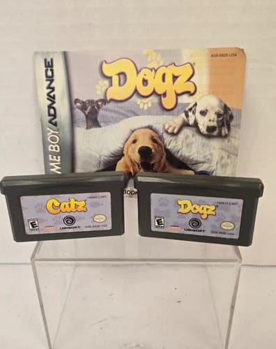 Nintendo Gameboy Advance Catz & Dogz Game Authentic *Tested & Works*
