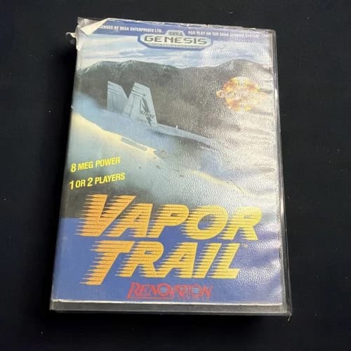 Vapor Trail (Sega Genesis, 1991) Complete CIB - Tested - Authentic