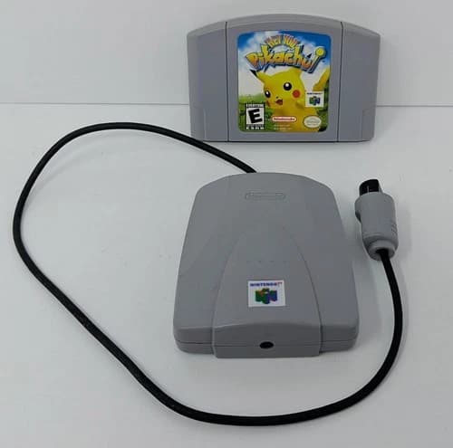 Hey You, Pikachu (Nintendo 64 N64, 2000) w/ VRU - No Microphone - Tested!