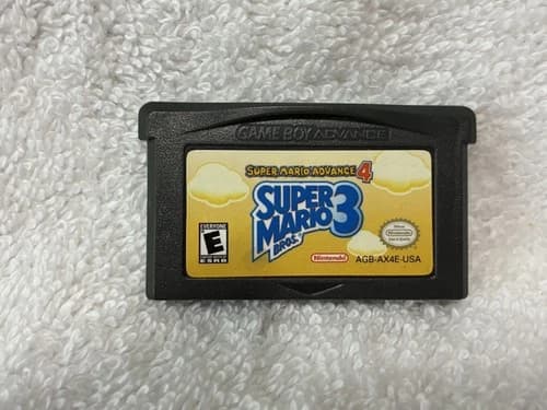 Gameboy Advance Super Mario Advance 4 Super Mario Bros 3 TESTED WORKS