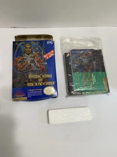 Bandit Kings Of Ancient China -CIB w/map- (Nintendo Entertainment System, 1991)