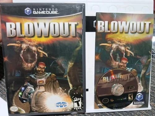 Blowout (Nintendo GameCube 2003) CIB Complete with Manual Tested Working GC