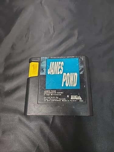 James Pond Underwater Agent Sega Genesis TESTED WORKING