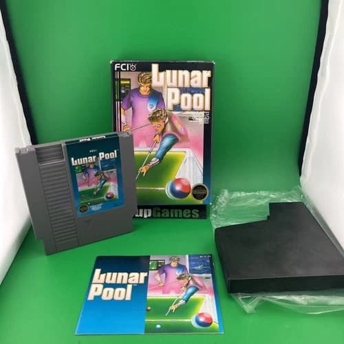 Lunar Pool NES CIB With Original Inserts - (T17)