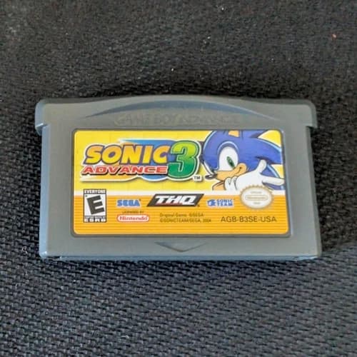 THQ Sonic Advance 3 for Nintendo Game Boy Advance