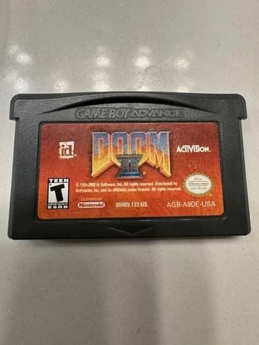 Doom 2 Authentic GBA Video Game Gameboy Advance 2002