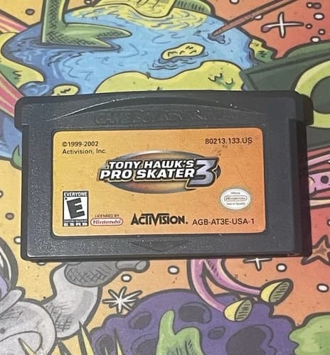 Tony Hawk's Pro Skater 3 (Nintendo Game Boy Advance, 2002)