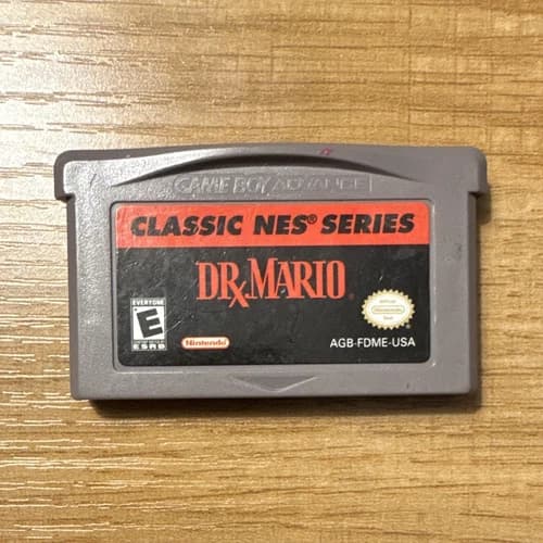 Nintendo Dr. Mario Classic NES Series Game Boy Advance Puzzle Official Seal