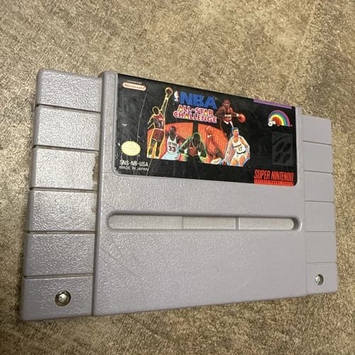 NBA All-Star Challenge (Super Nintendo, SNES) Game - Authentic - Tested