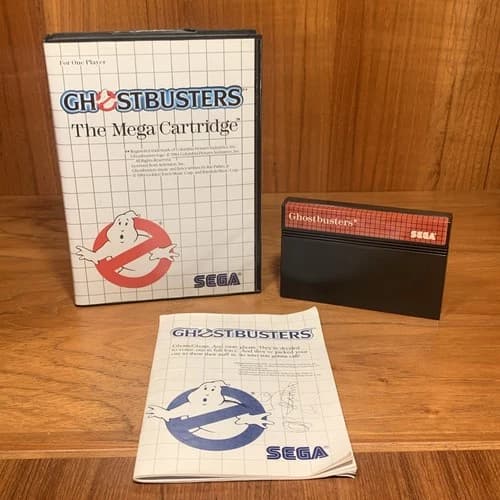 Ghostbusters Sega Master System Complete w/ Manual