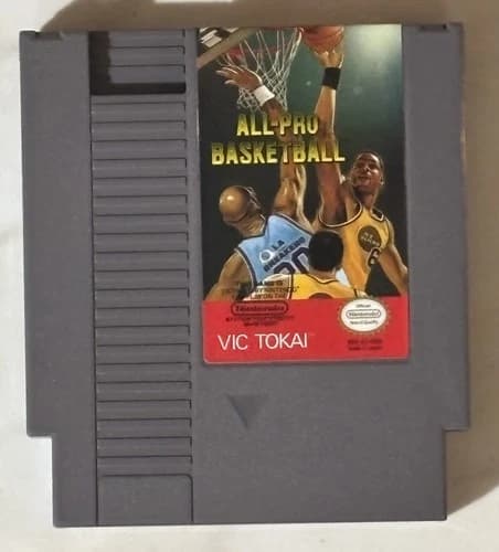 Nintendo NES All-Pro Basketball (Cleaned, Tested & Working)