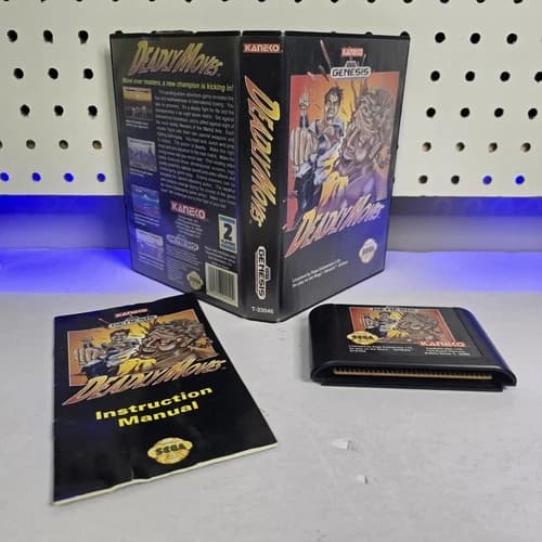 Deadly Moves Sega Genesis CIB Tested Fast Shipping