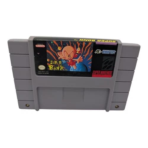 Super Bonk (Super Nintendo Entertainment System, 1994) Cart Only Tested