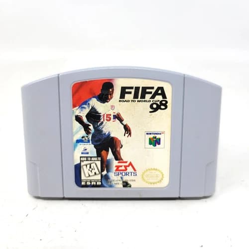 FIFA: Road to World Cup 98 N64 (Nintendo 64, 1997) Authentic Tested Working