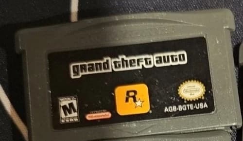 Grand Theft Auto Game Boy Advance GBA Authentic Cartridge Only Tested
