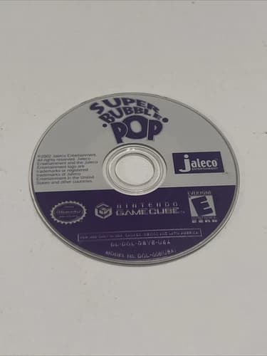 Super Bubble Pop (Nintendo GameCube, 2002)- Disc Only fast free shipping