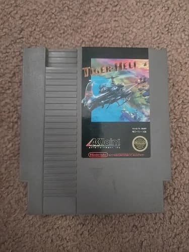 Tiger-Heli Nintendo NES 1987 Authentic, Tested, Working
