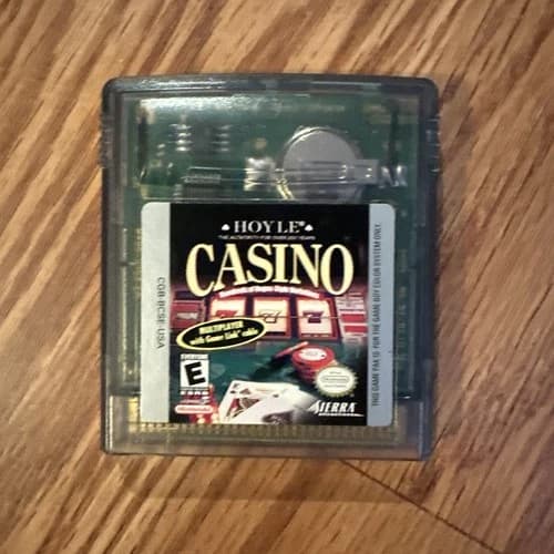Hoyle Casino (Nintendo Game Boy Color Cartridge, 2000) Tested Working