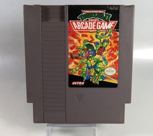 Nintendo NES: Teenage Mutant Ninja Turtles II: The Arcade Game - Tested & WORKS!
