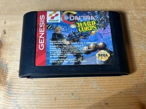 Contra: Hard Corps (Sega Genesis) Cartridge Only Tested Ships Free